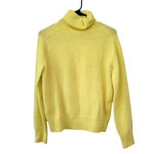 Marant Yellow Turtleneck Sweater Size Medium Made in Korea